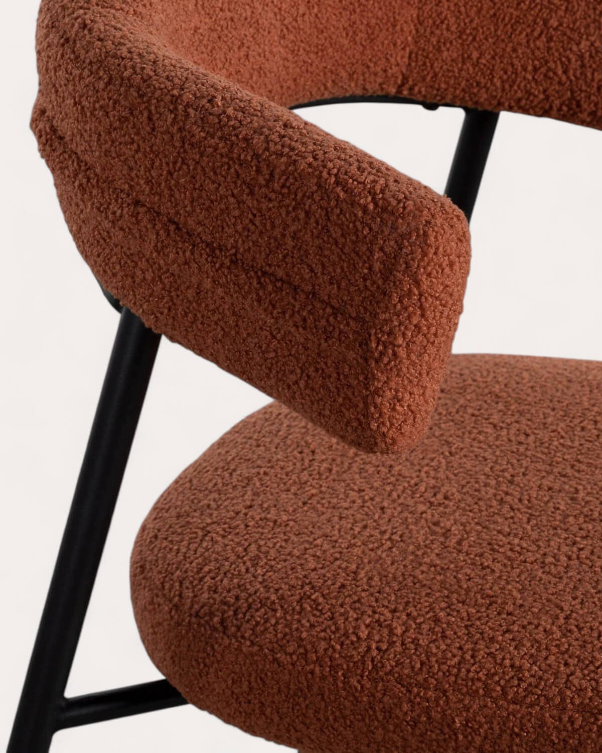 Pack di 2 Sedie da Pranzo in Metallo Eloise Bouclé , immagine della galleria 5