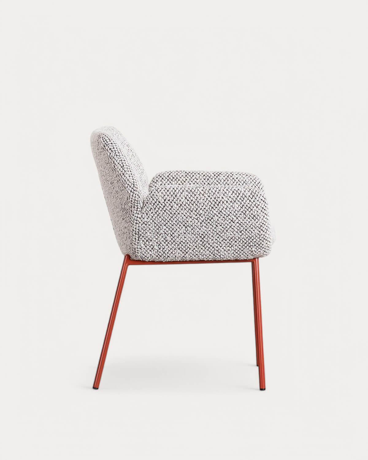 Sedia da Pranzo in Tessuto Stampato in Metallo Eider , immagine della galleria 4