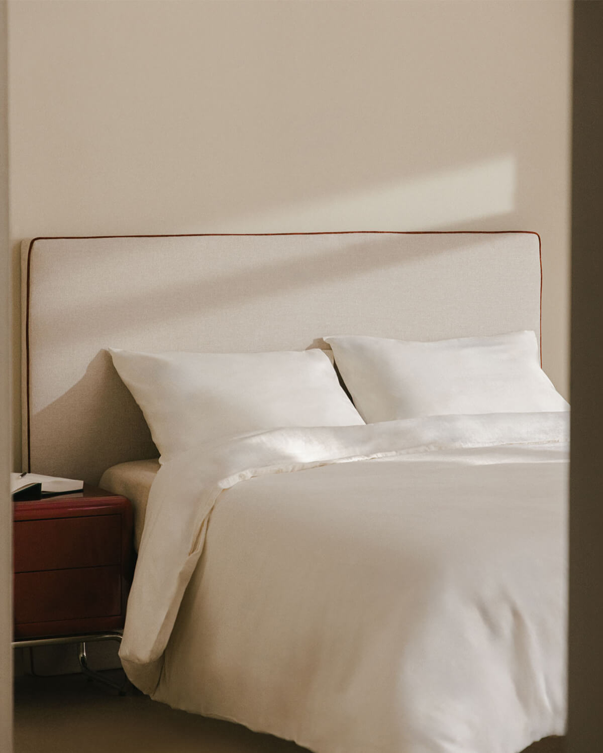 Testiera in tessuto per letto da 170 cm Ilham, immagine della galleria 2