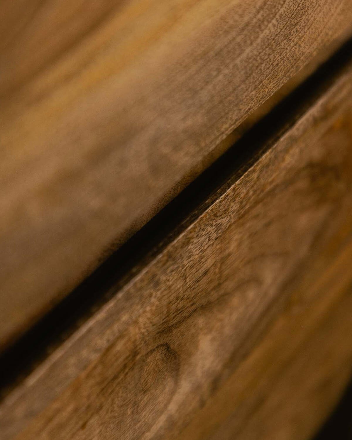 Credenza Bassa con 6 Cassetti in Legno di Mango Vanile , immagine della galleria 8