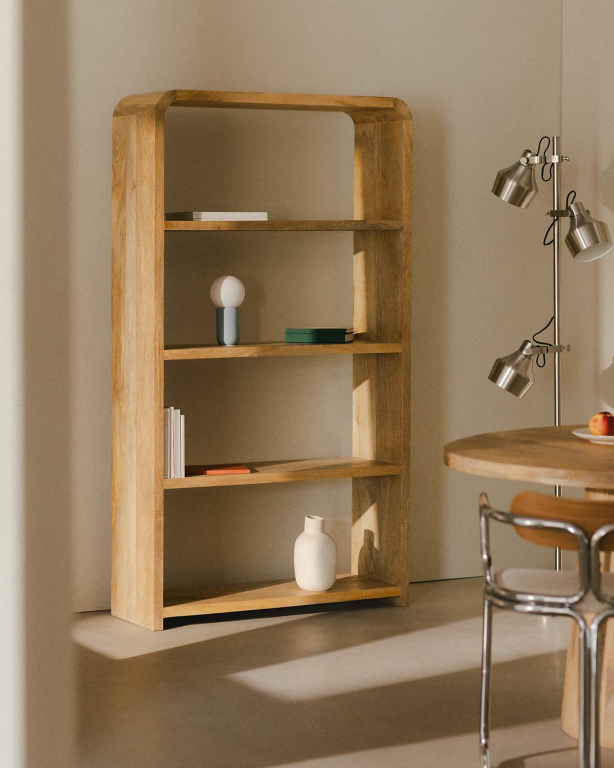 Scaffale in Legno di Mango (181x100 cm) Vanile , immagine della galleria 2