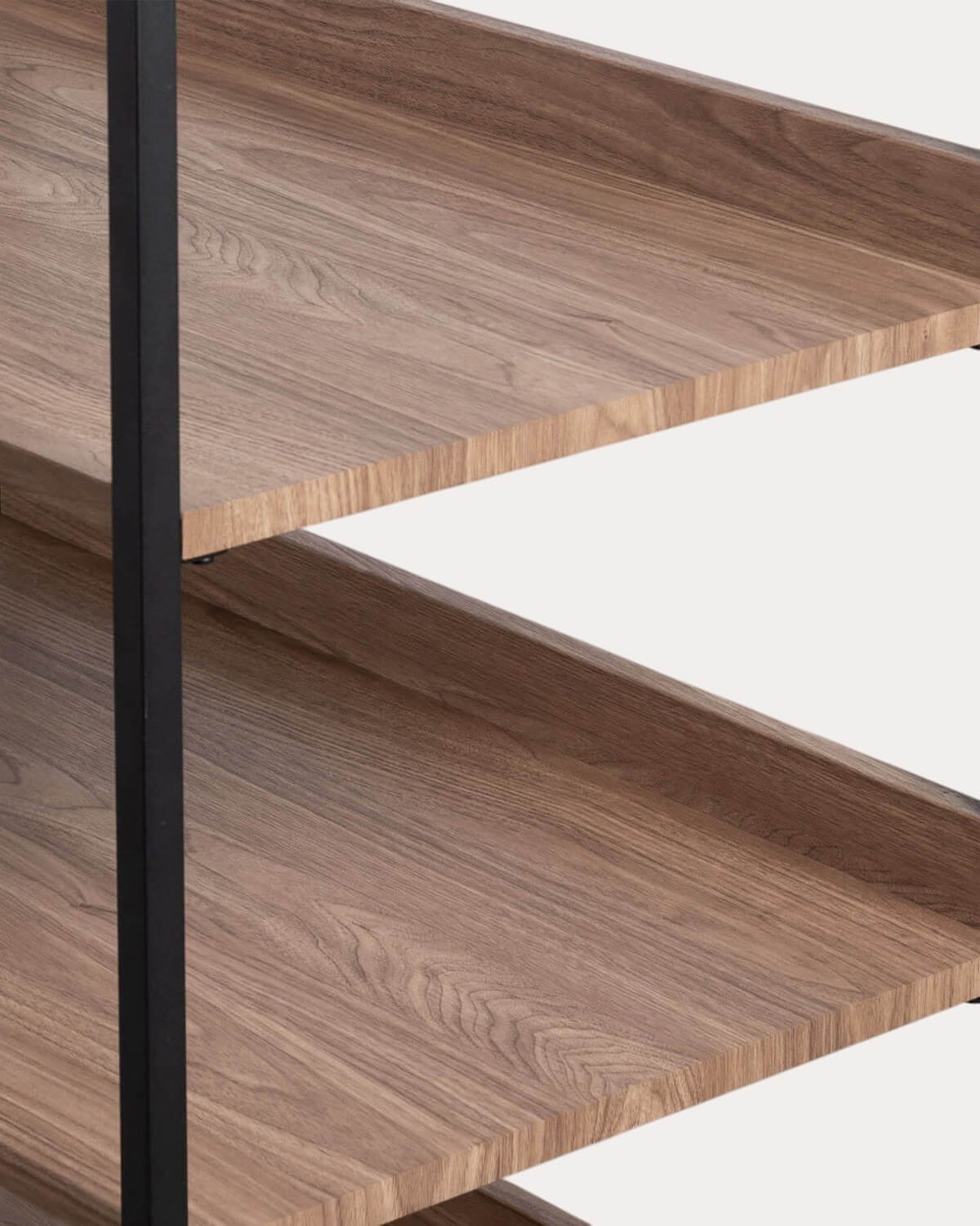 Appendiabiti da Terra con Ripiani in Metallo e Legno (180x80 cm) Mirey, immagine della galleria 4