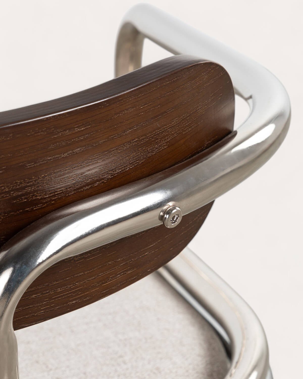 Pack 2 Sedie da Pranzo con Tessuto e Braccioli in Legno Teba, immagine della galleria 7