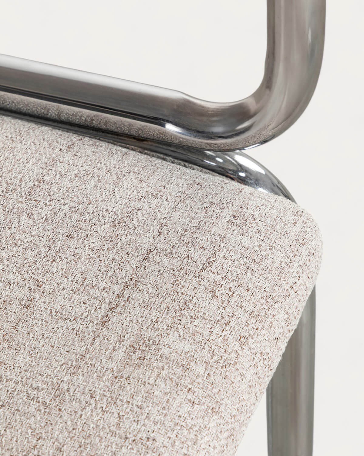 Pack 4 Sedie da Pranzo con Tessuto e Braccioli in Legno Teba, immagine della galleria 7