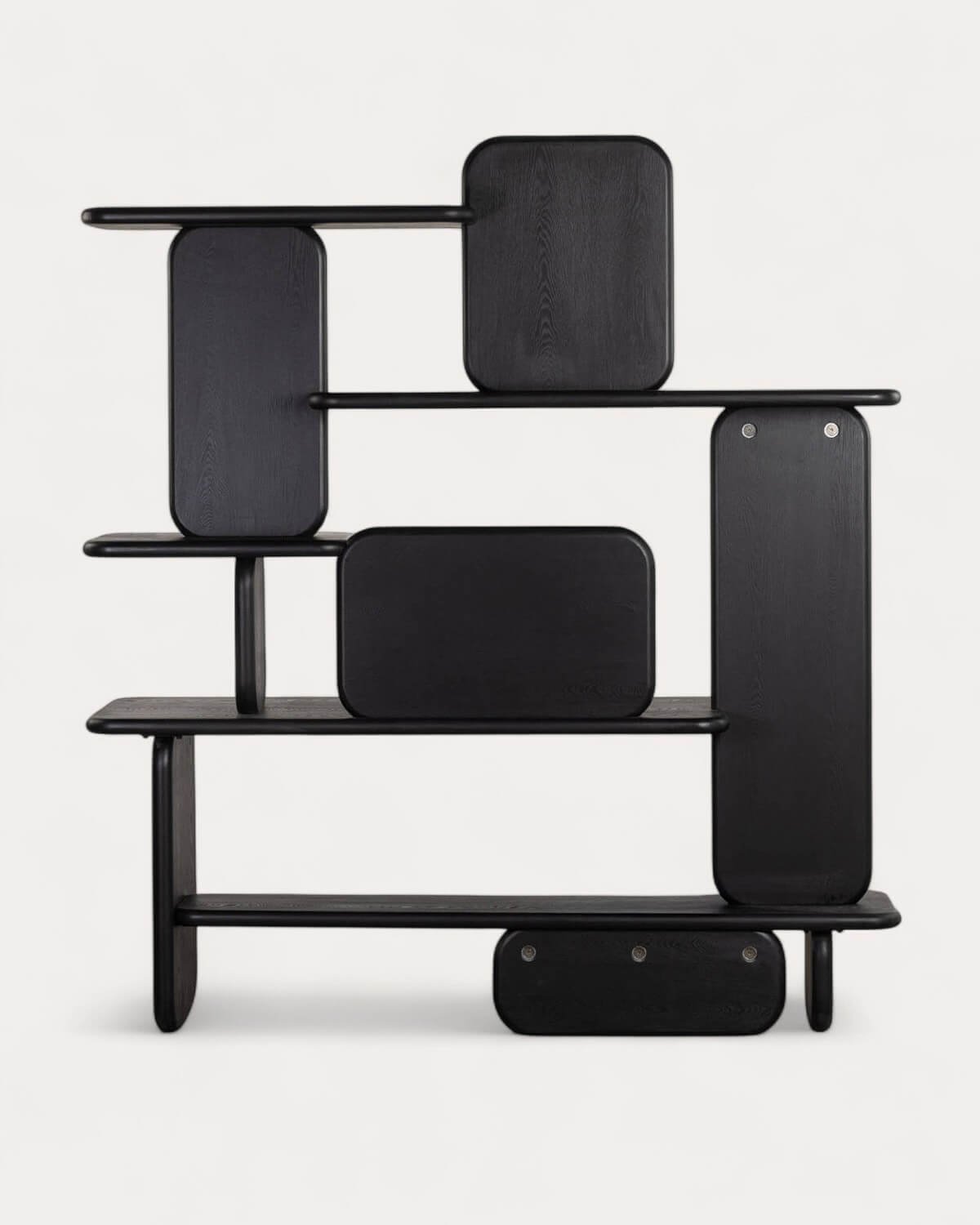 Libreria con Scrivania in Legno di Pino e Olmo (175x60 cm) Kuroen, immagine della galleria 5