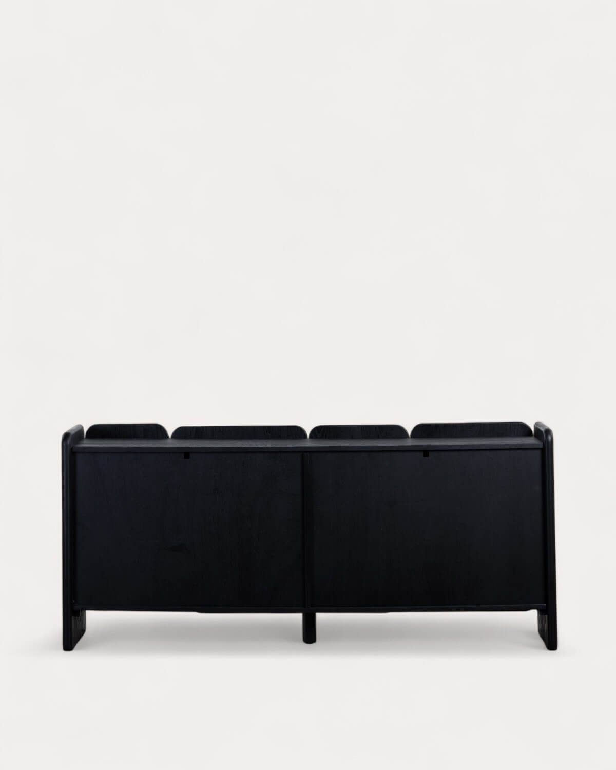 Credenza Bassa a 4 Ante in Legno di Pino e Olmo Kuroen, immagine della galleria 7