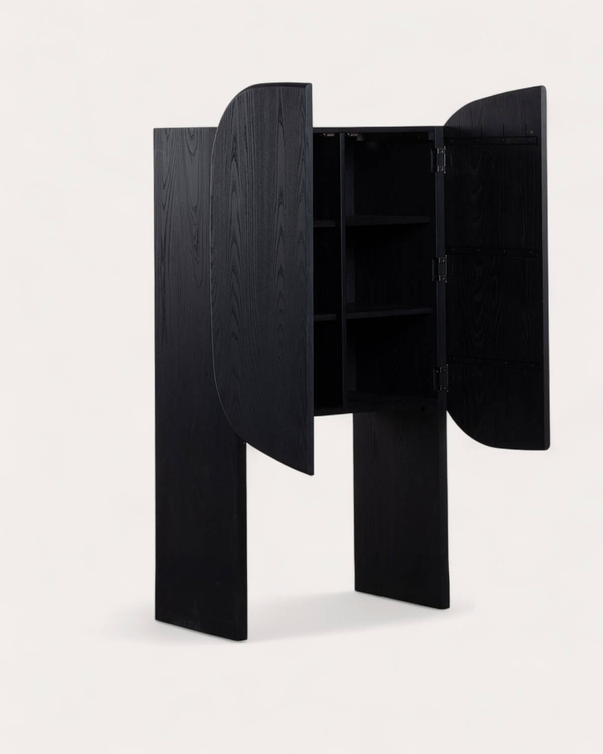 Credenza Alta con 2 Ante in Legno Kuroen, immagine della galleria 4