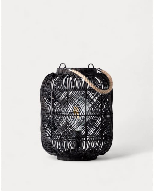 Lampada da Tavolo in Rattan Hopp