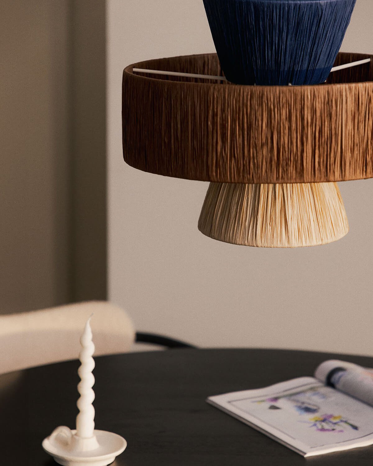 Lampada da Soffitto in Rafia Neila Bet, immagine della galleria 3