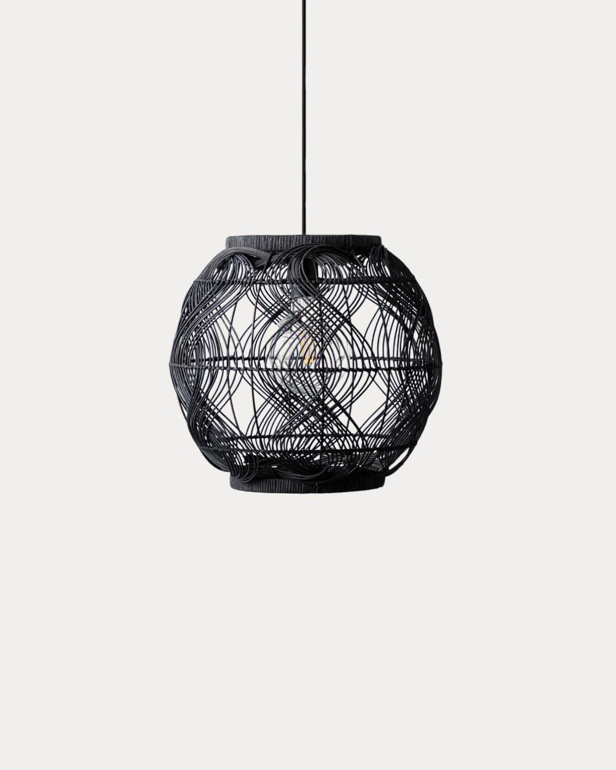 Lampada da Soffitto in Rattan (Ø40 cm) Hopp, immagine della galleria 1