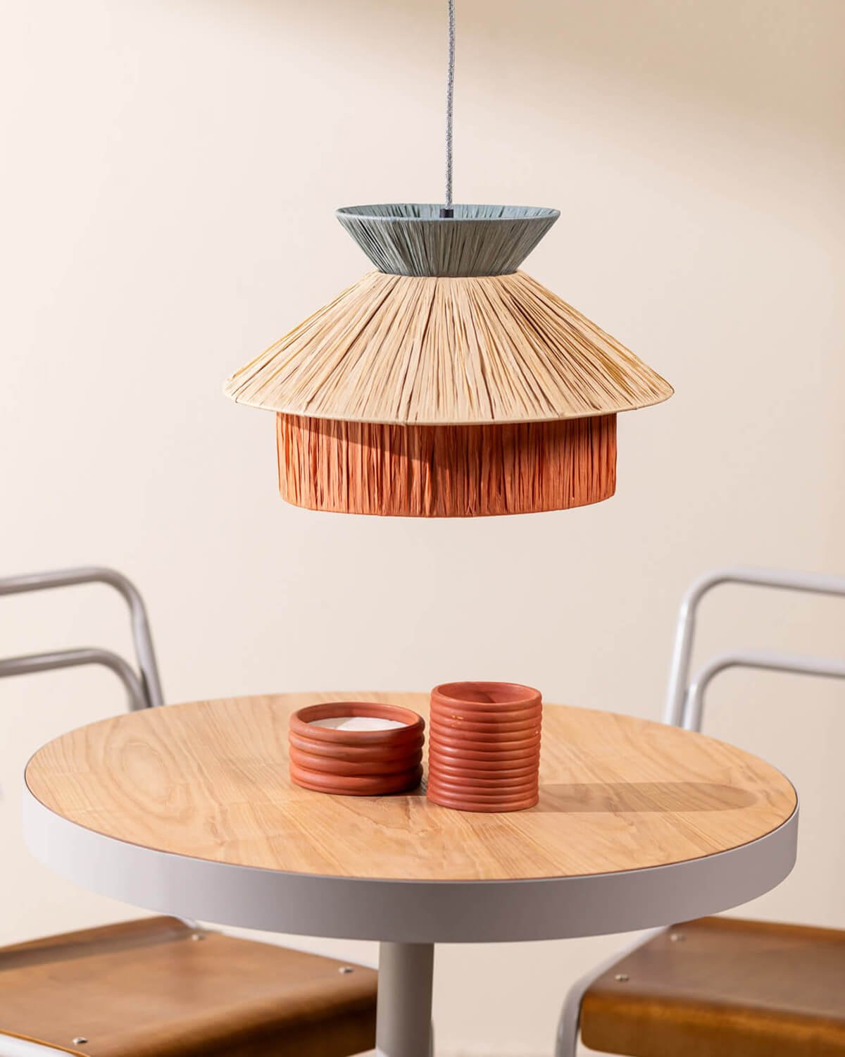 Lampada da Soffitto in Rafia Neila Del, immagine della galleria 2