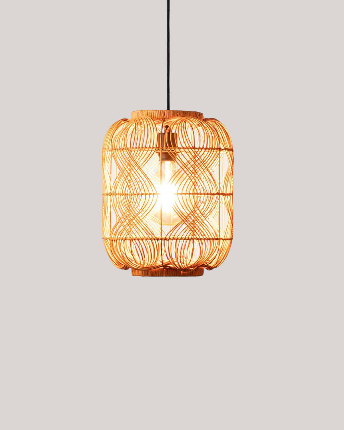 Lampada da Soffitto in Rattan (Ø30 cm) Hopp, immagine della galleria 2