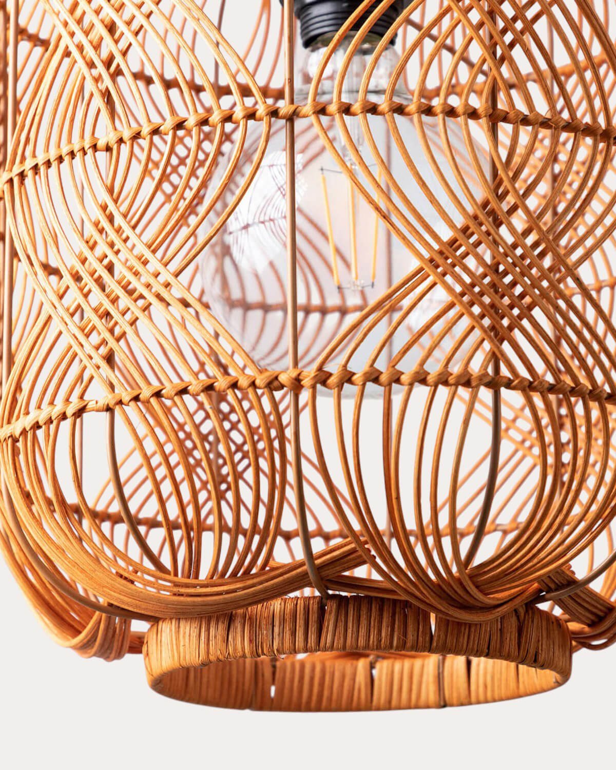 Lampada da Soffitto in Rattan (Ø30 cm) Hopp, immagine della galleria 3