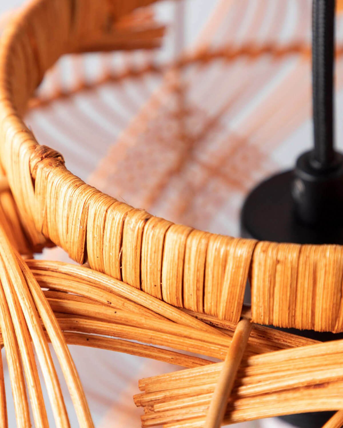 Lampada da Soffitto in Rattan (Ø30 cm) Hopp, immagine della galleria 5