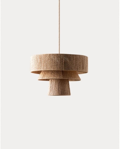 Lampada da Soffitto in Rafia Umil Tau