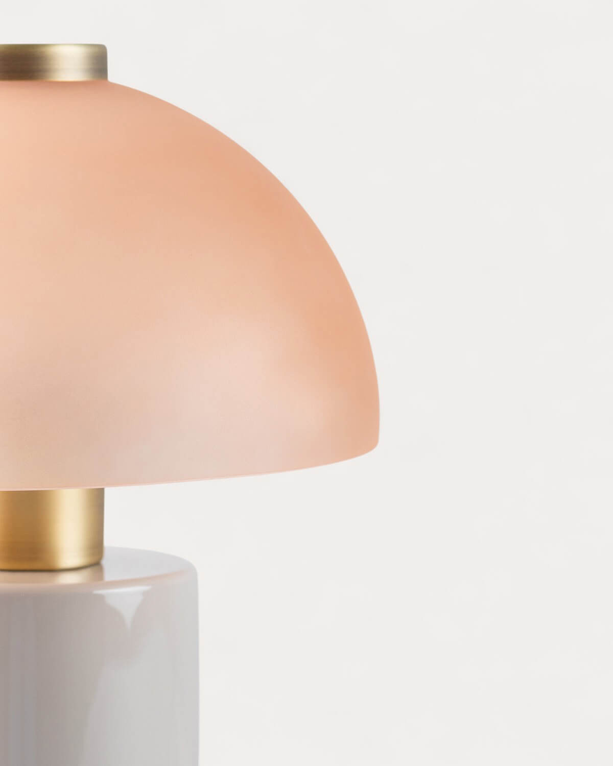 Lampada da Tavolo in Metallo e Vetro (Ø19,5 cm) Seta Vidre, immagine della galleria 5