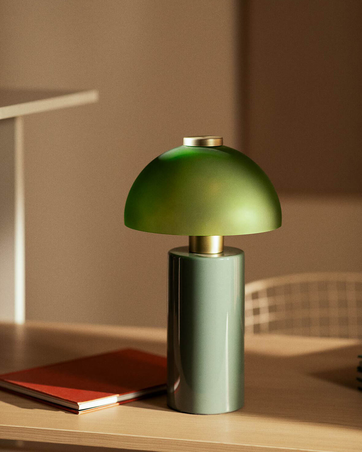 Lampada da Tavolo in Metallo e Vetro (Ø19,5 cm) Seta Vidre, immagine della galleria 2