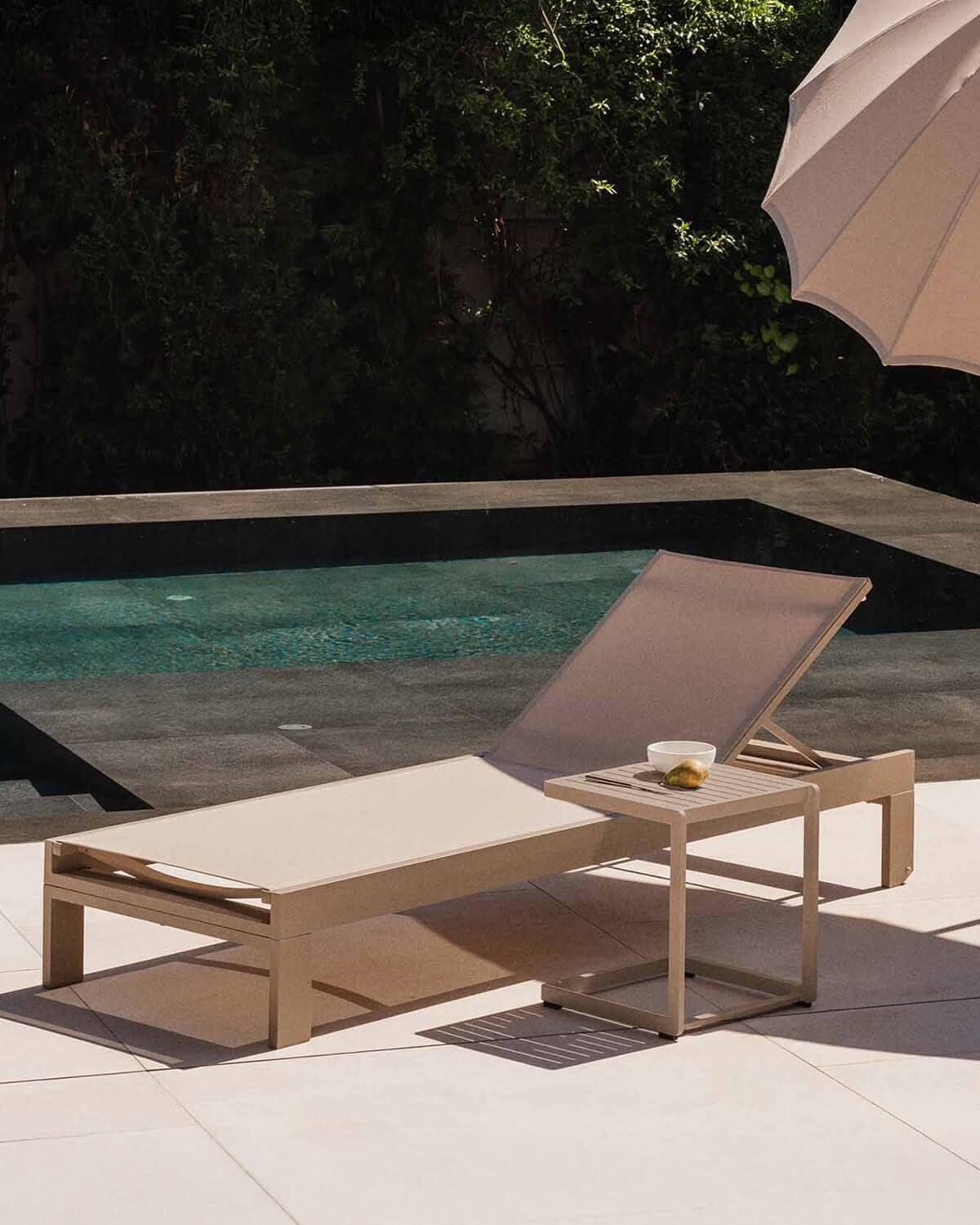 Pack da 2 Lettini Reclinabili in Tessuto e Alluminio New Kreta, immagine della galleria 2