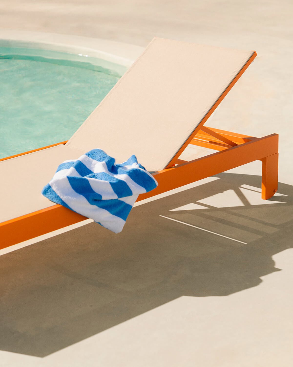 Pack da 2 Lettini Reclinabili in Tessuto e Alluminio New Kreta, immagine della galleria 3