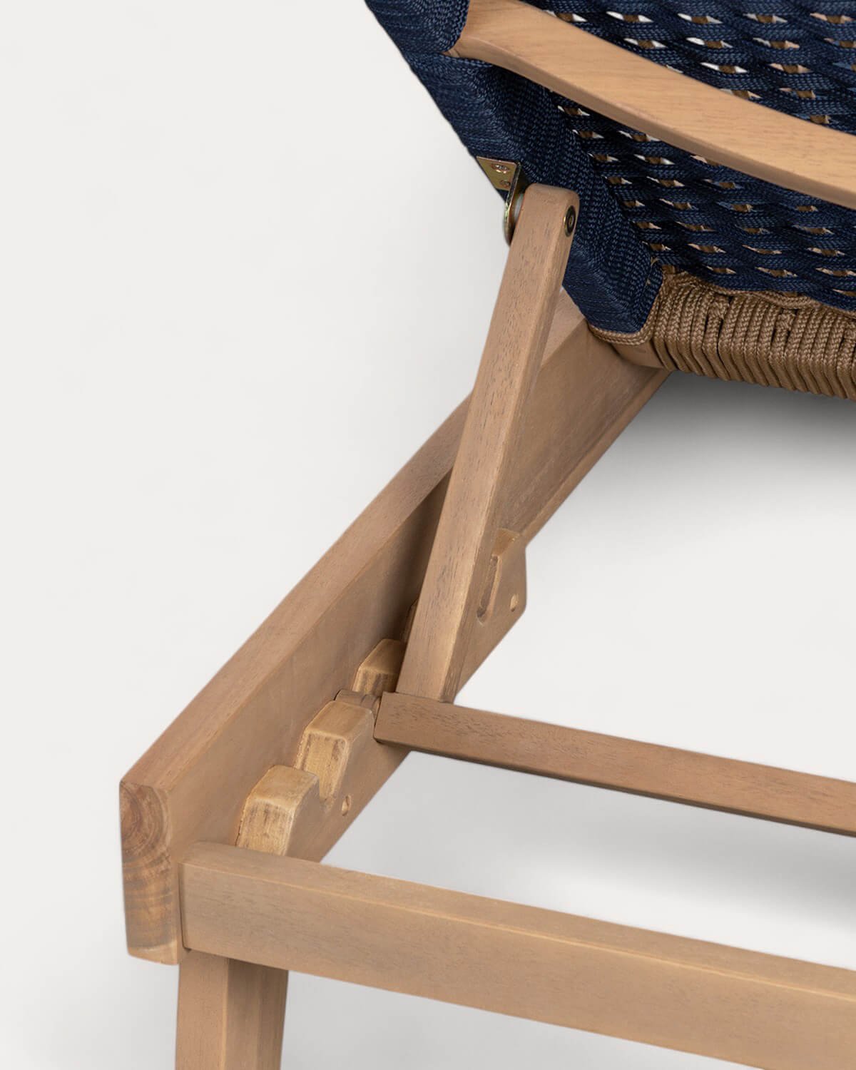 Lettino con Ruote in Legno di Acacia e Corda Mirle , immagine della galleria 8