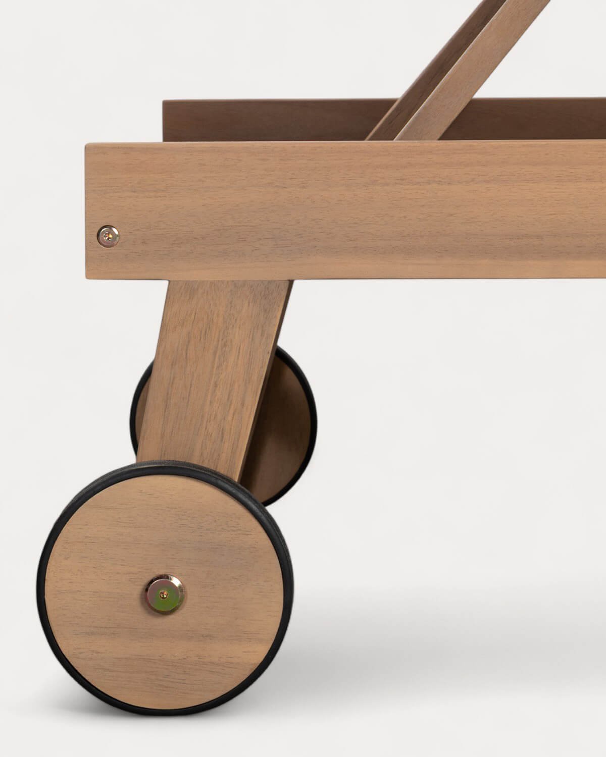 Lettino con Ruote in Legno di Acacia e Corda Mirle , immagine della galleria 9