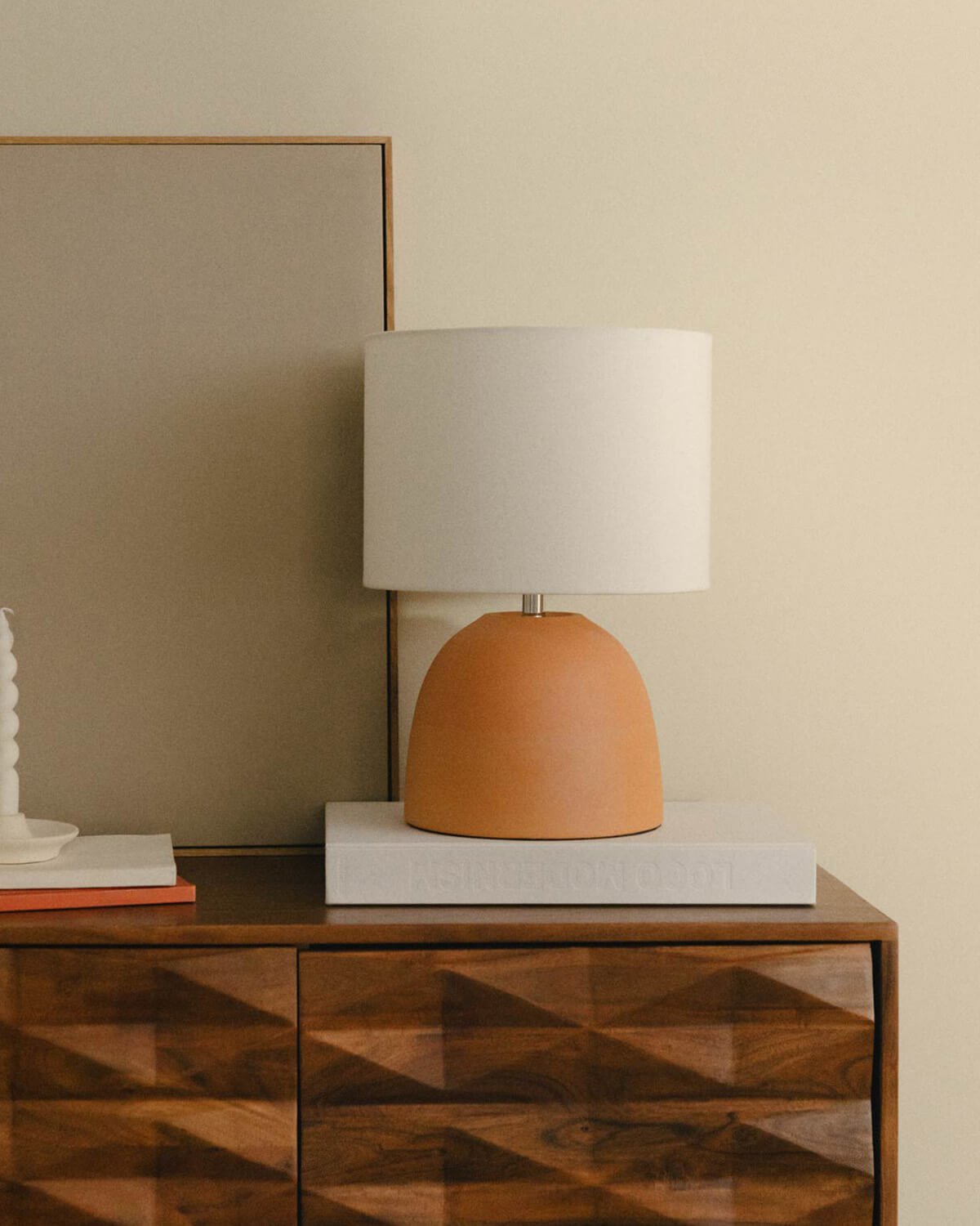 Lampada da Tavolo in Ceramica e Lino Eloren, immagine della galleria 2