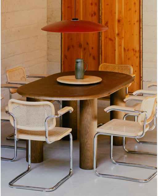 Tavolo da Pranzo Ovale in Legno (180x100 cm) Alhie