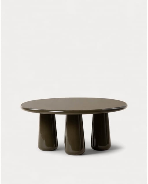 Tavolino Rotondo in Legno (Ø80 cm) Hany