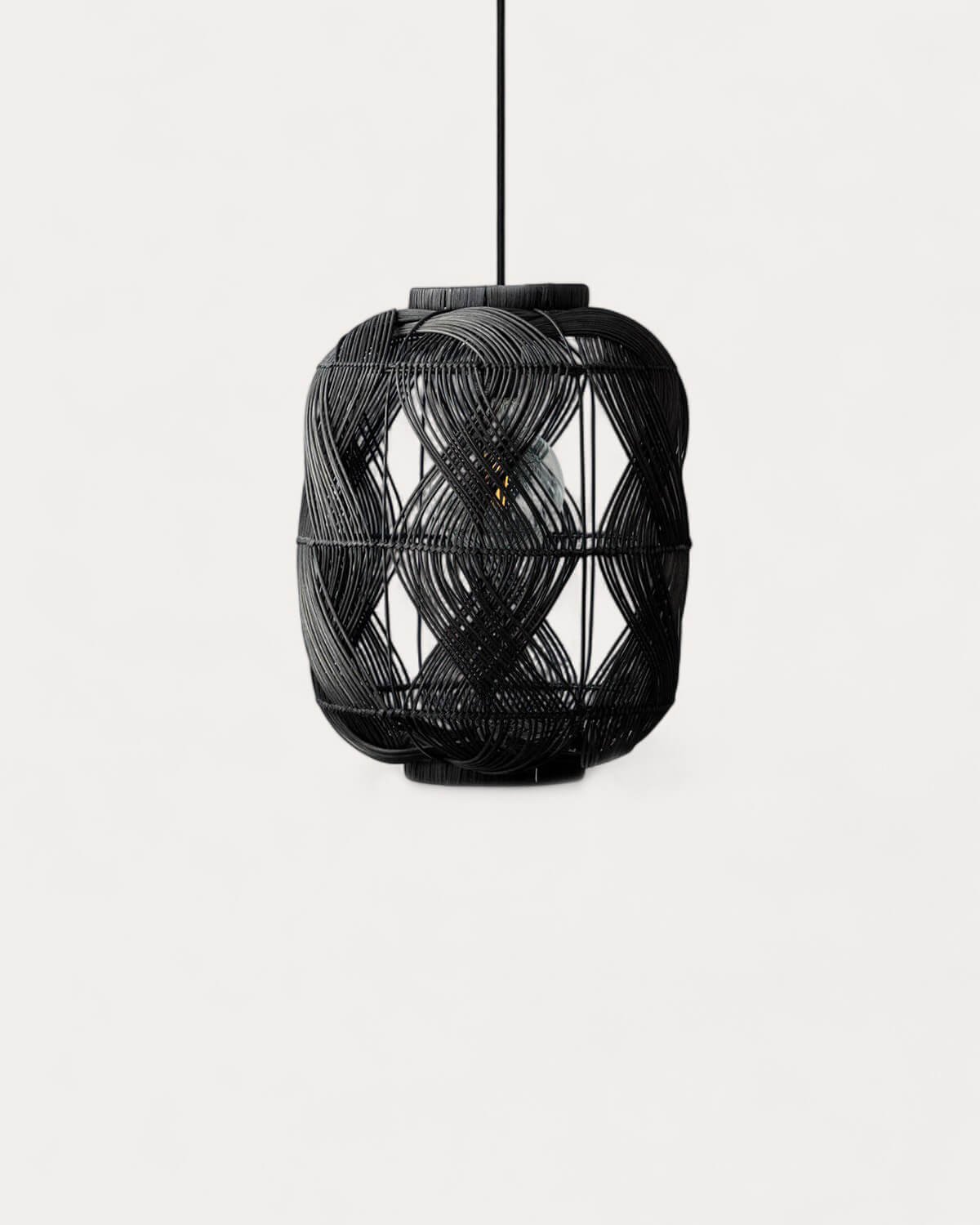 Lampada da Soffitto in Rattan (Ø35 cm) Hopp, immagine della galleria 1