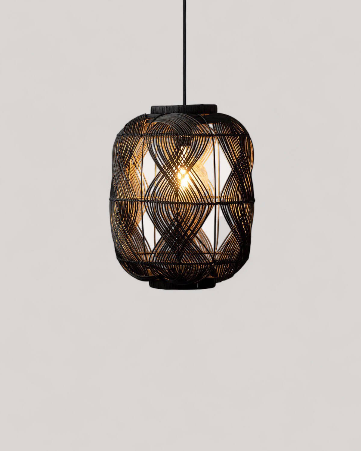 Lampada da Soffitto in Rattan (Ø35 cm) Hopp, immagine della galleria 3