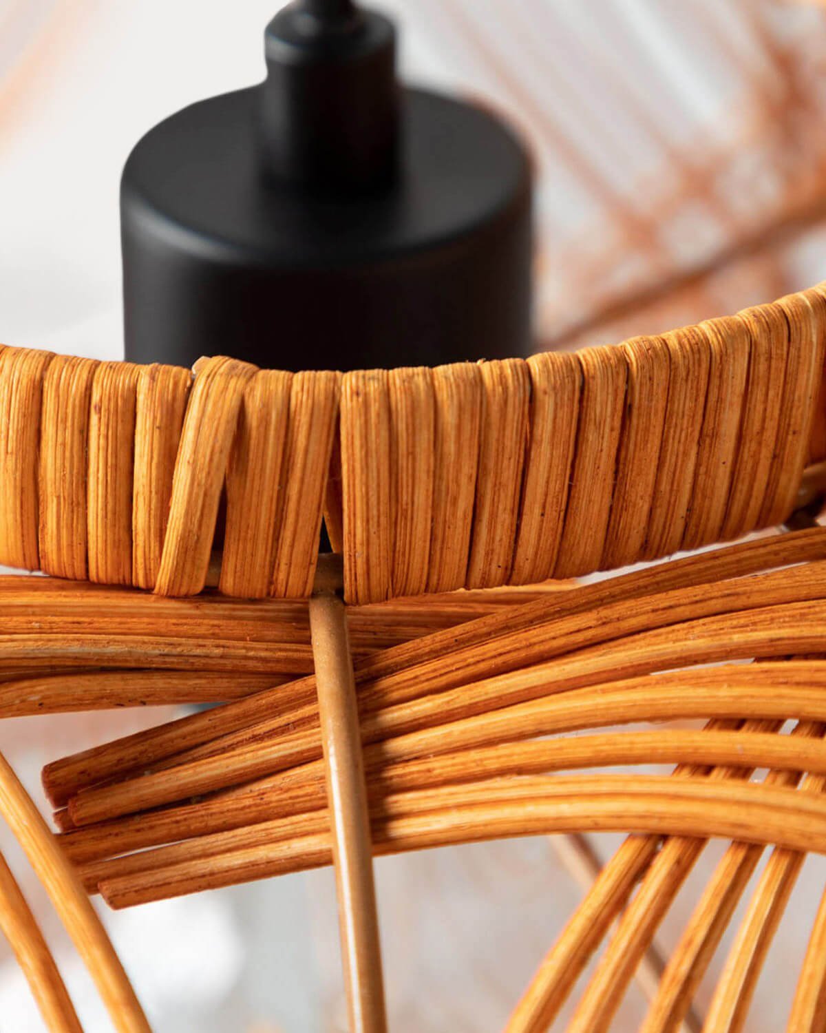 Lampada da Soffitto in Rattan (Ø35 cm) Hopp, immagine della galleria 3