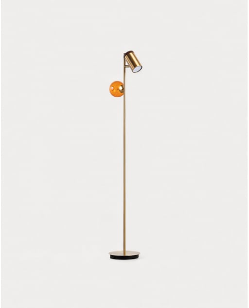 Lampada da Terra in Metallo Caira