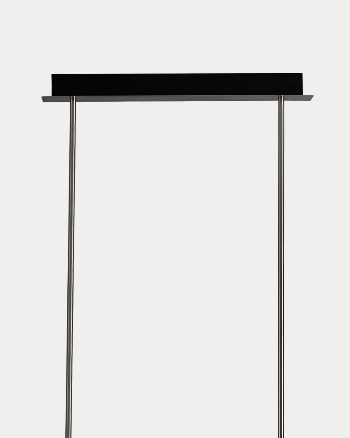 HOFSTEIN Plafoniera Chehalis 5 Luci - Lampada Da Soffitto Moderna Retrò In Metallo E Vetro (Nero/Fumé/Trasparente), Attacco G9