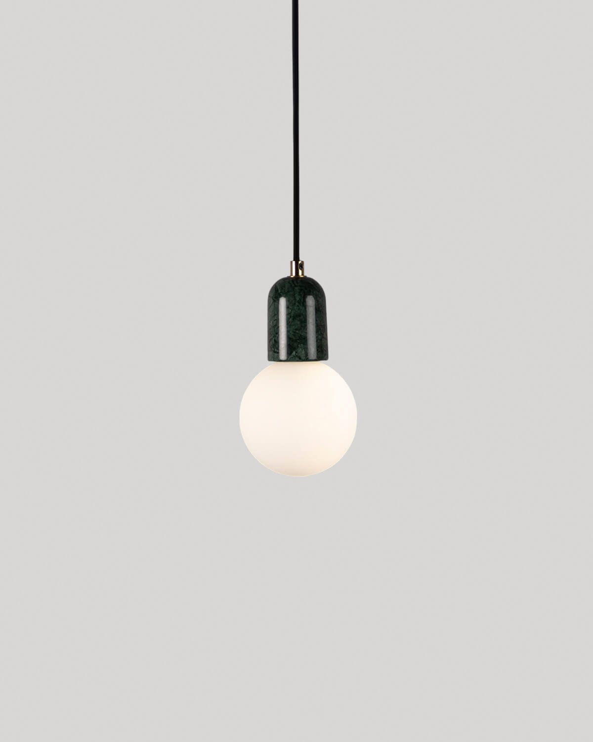 Lampada da Soffitto Sferica in Metallo con marmo Valenes, immagine della galleria 2