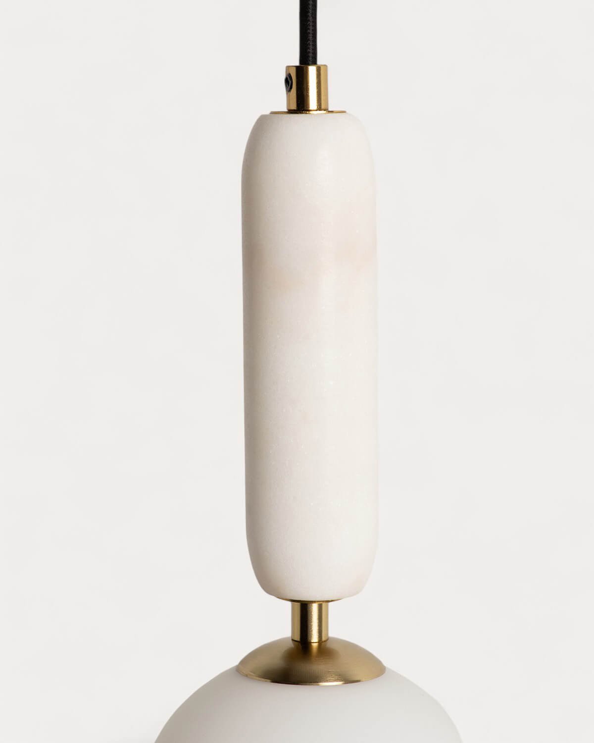 Lampada da Parete in Metallo con Braccio in Marmo Valenes , immagine della galleria 7