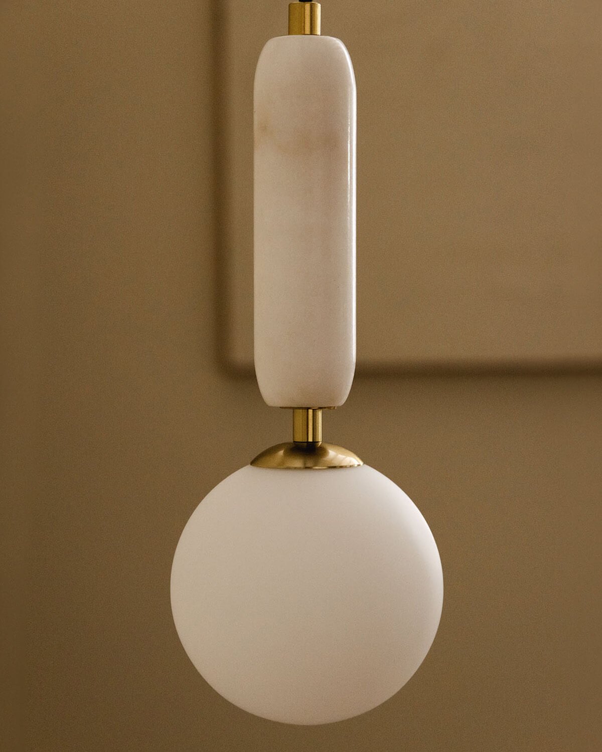 Lampada da Parete in Metallo con Braccio in Marmo Valenes , immagine della galleria 3