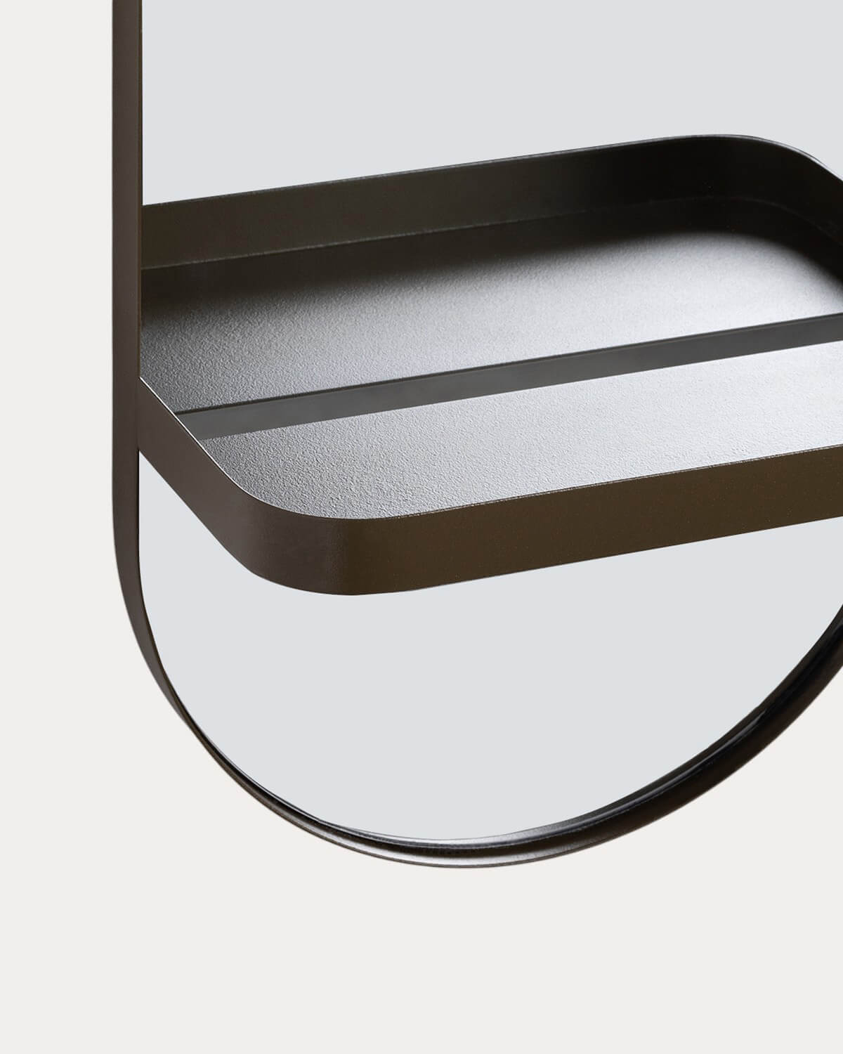 Specchio da Parete con Ripiano in Metallo (60x25 cm) Laiz, immagine della galleria 4