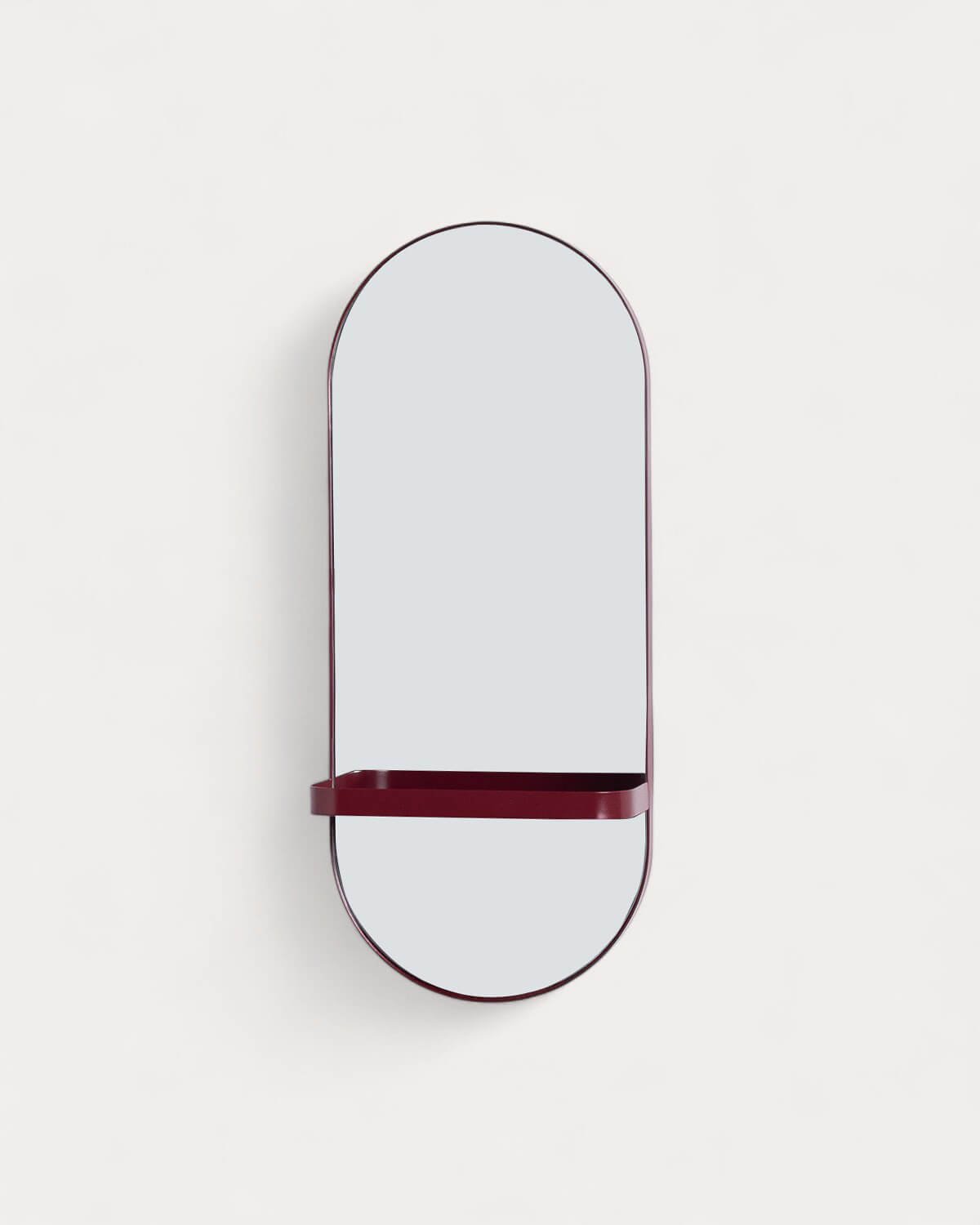 Specchio da Parete con Ripiano in Metallo (60x25 cm) Laiz, immagine della galleria 4