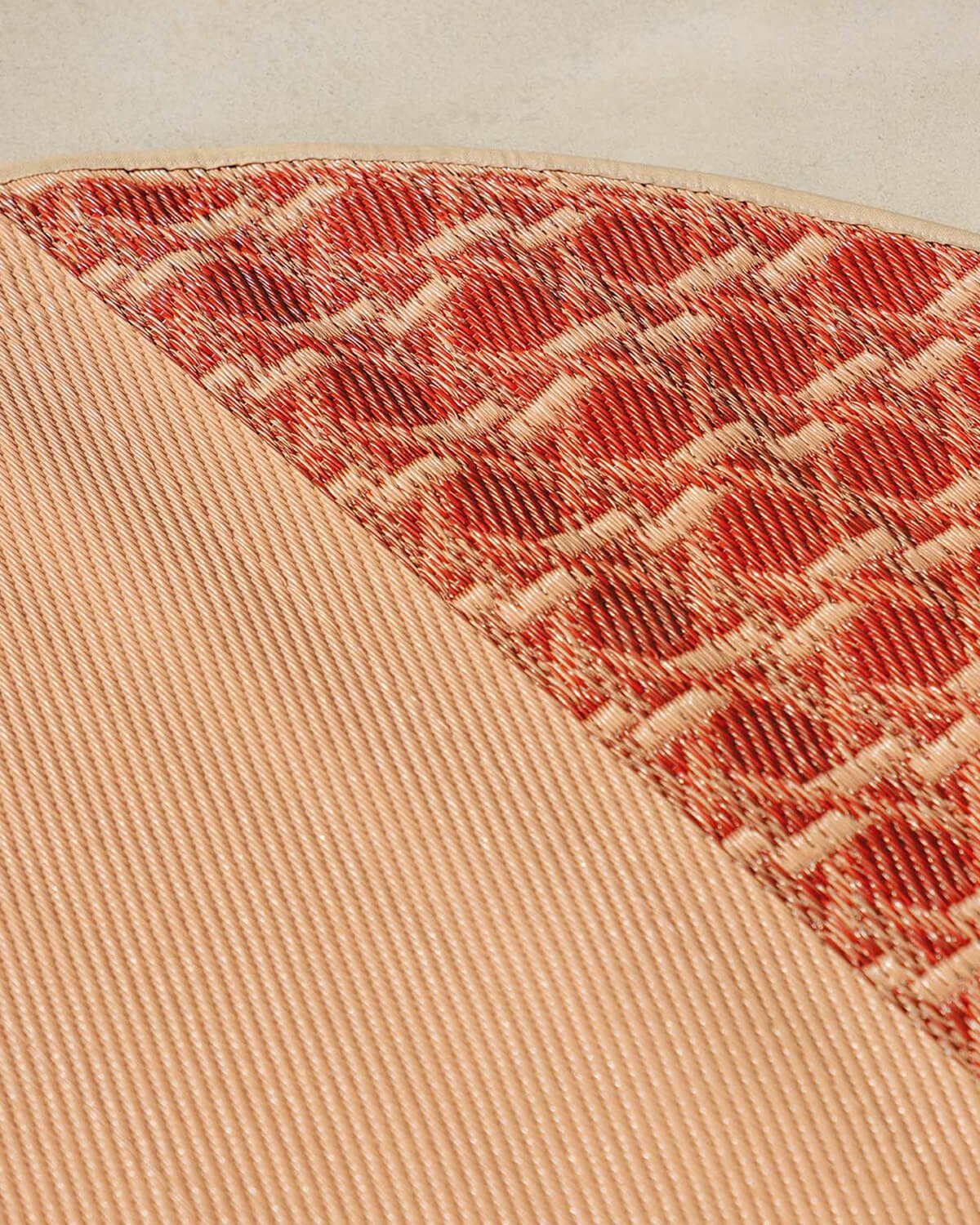 Tappeto da esterno rotondo in polipropilene (Ø150 cm) Tramuntan, immagine della galleria 3