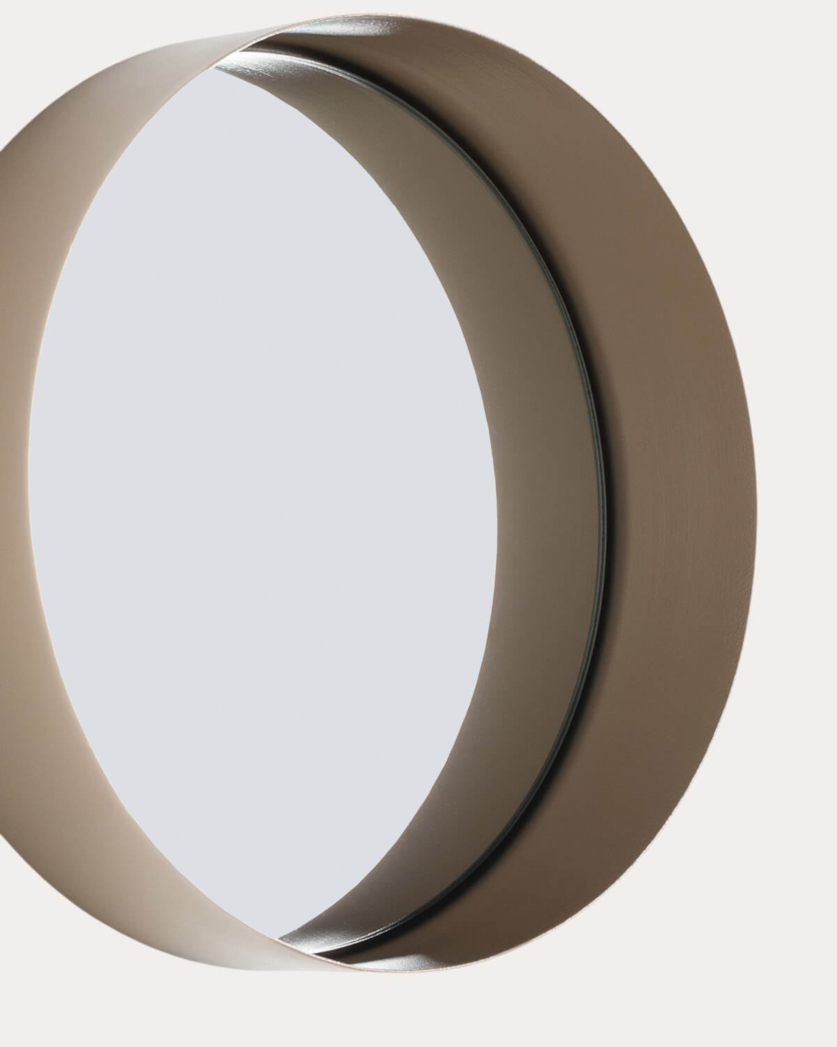 Specchio da Parete Rotondo in Metallo (Ø20 cm) Esdras, immagine della galleria 3