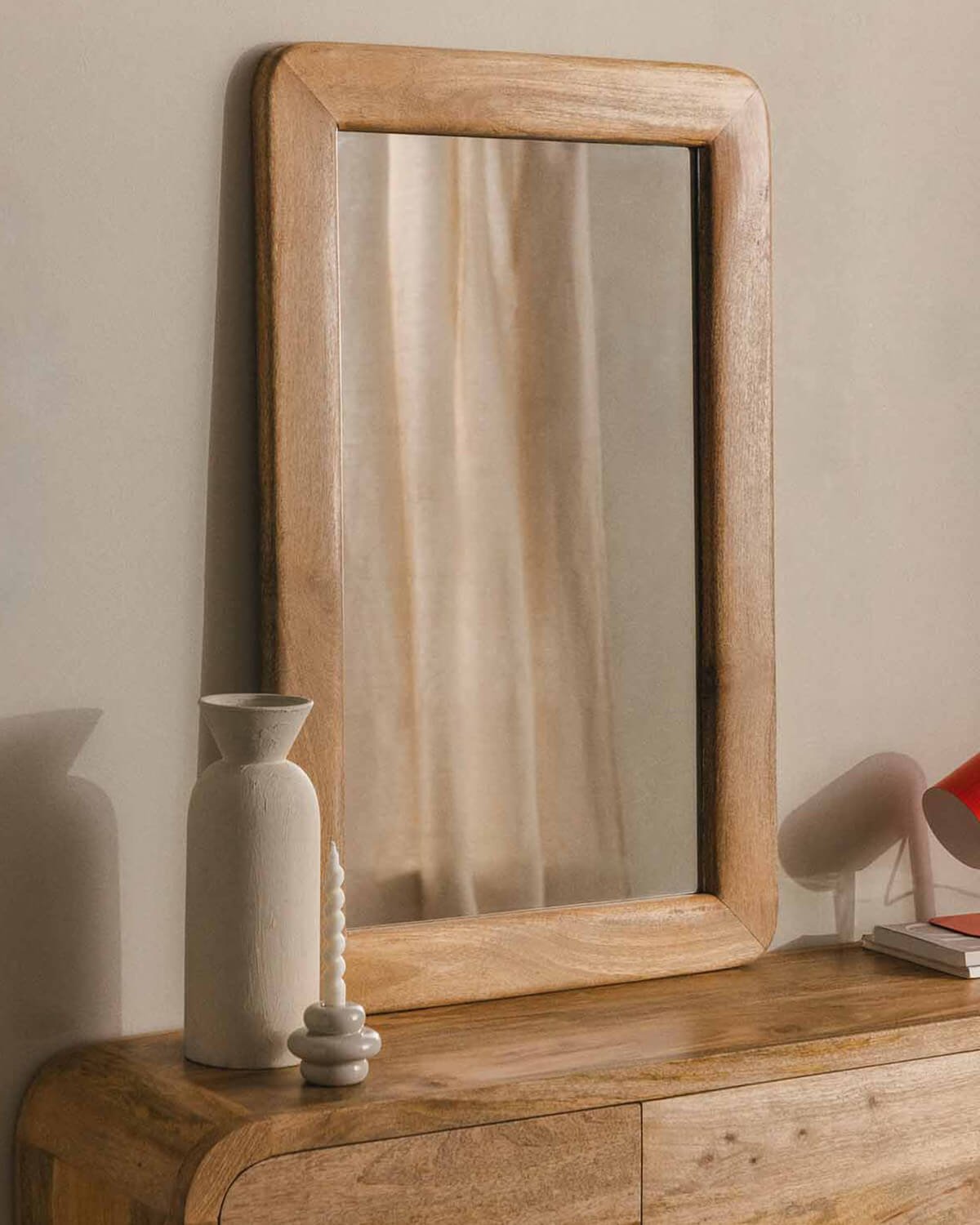 Specchio da Parete in Legno di Mango (110x70 cm) Reichel , immagine della galleria 2