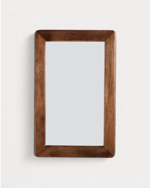 Specchio da Parete in Legno di Mango (110x70 cm) Reichel