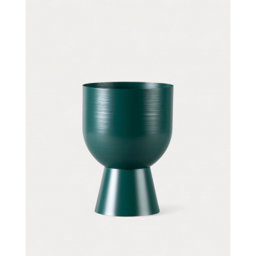 Ciotola decorativa Urli in metallo con 10 olio Diya, 30,5 cm, per fiori
