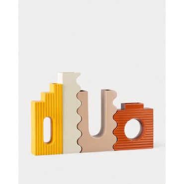 Set Di 4 Mini Vasi In Ceramica Per Piante Grasse - Dimensioni 4,5x8 Cm - Ideali Per Bomboniere E Fai Da Te