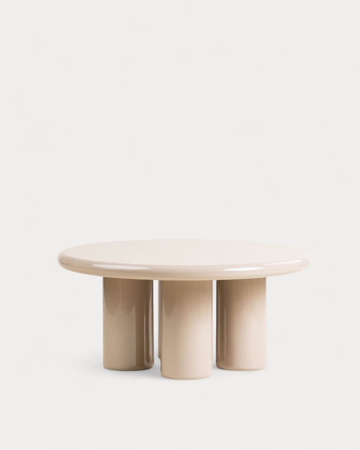 Tavolino Rotondo in Legno (Ø80 cm) Iraide, immagine della galleria 1