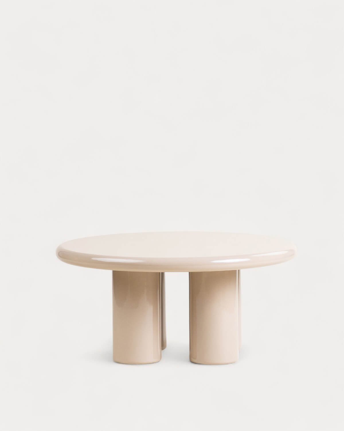 Tavolino Rotondo in Legno (Ø80 cm) Iraide, immagine della galleria 2