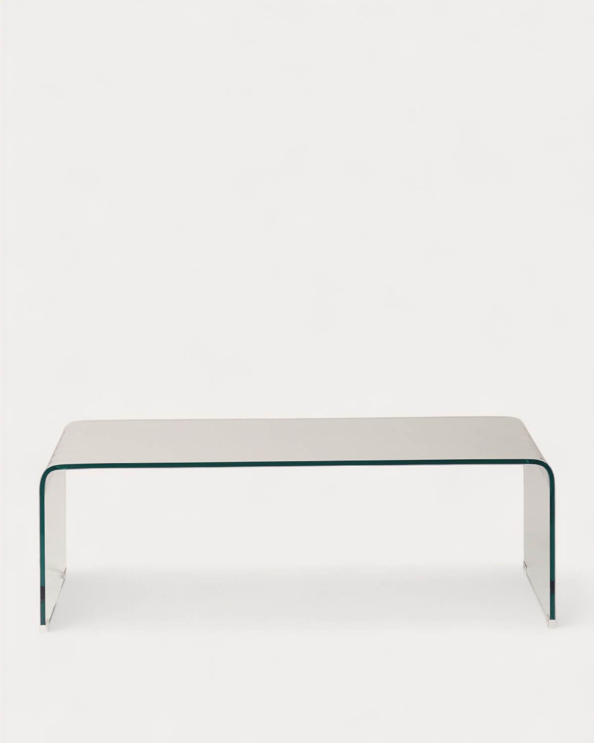 Tavolino Rettangolare in Cristallo Temperato (120x60 cm) Curve, immagine della galleria 5