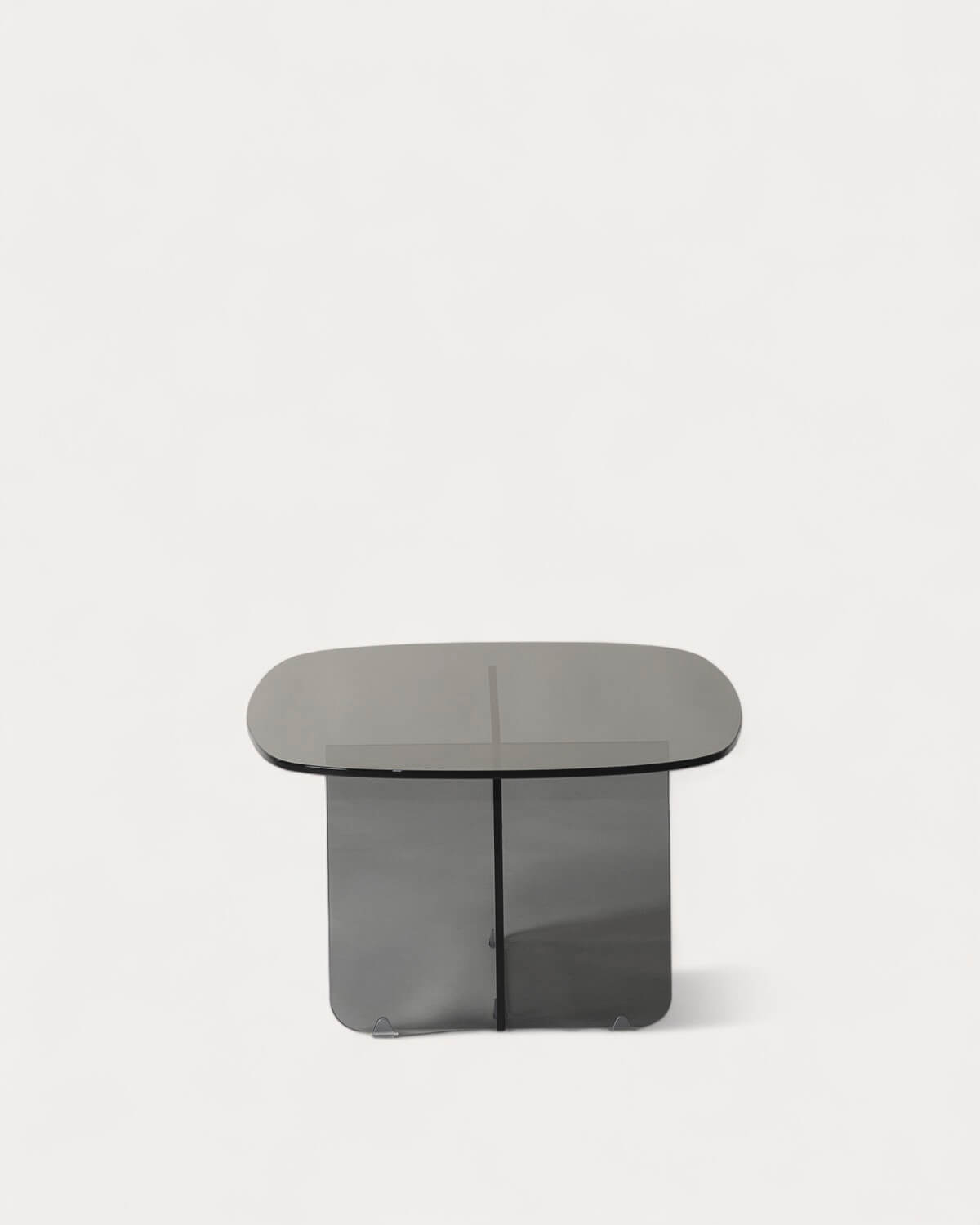 Tavolino da Caffè Ovale in Vetro Temperato (90x60 cm) Urel, immagine della galleria 4