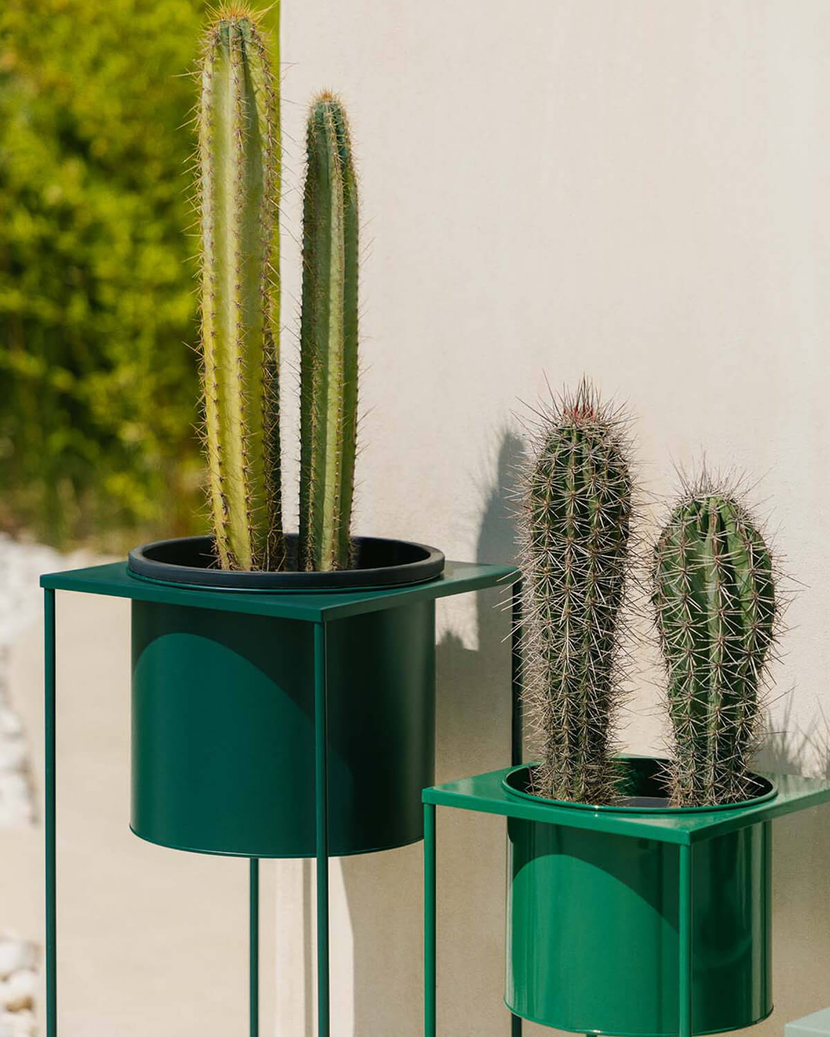 Set di 3 Fioriere Rotonde in Metallo Cosme, immagine della galleria 3