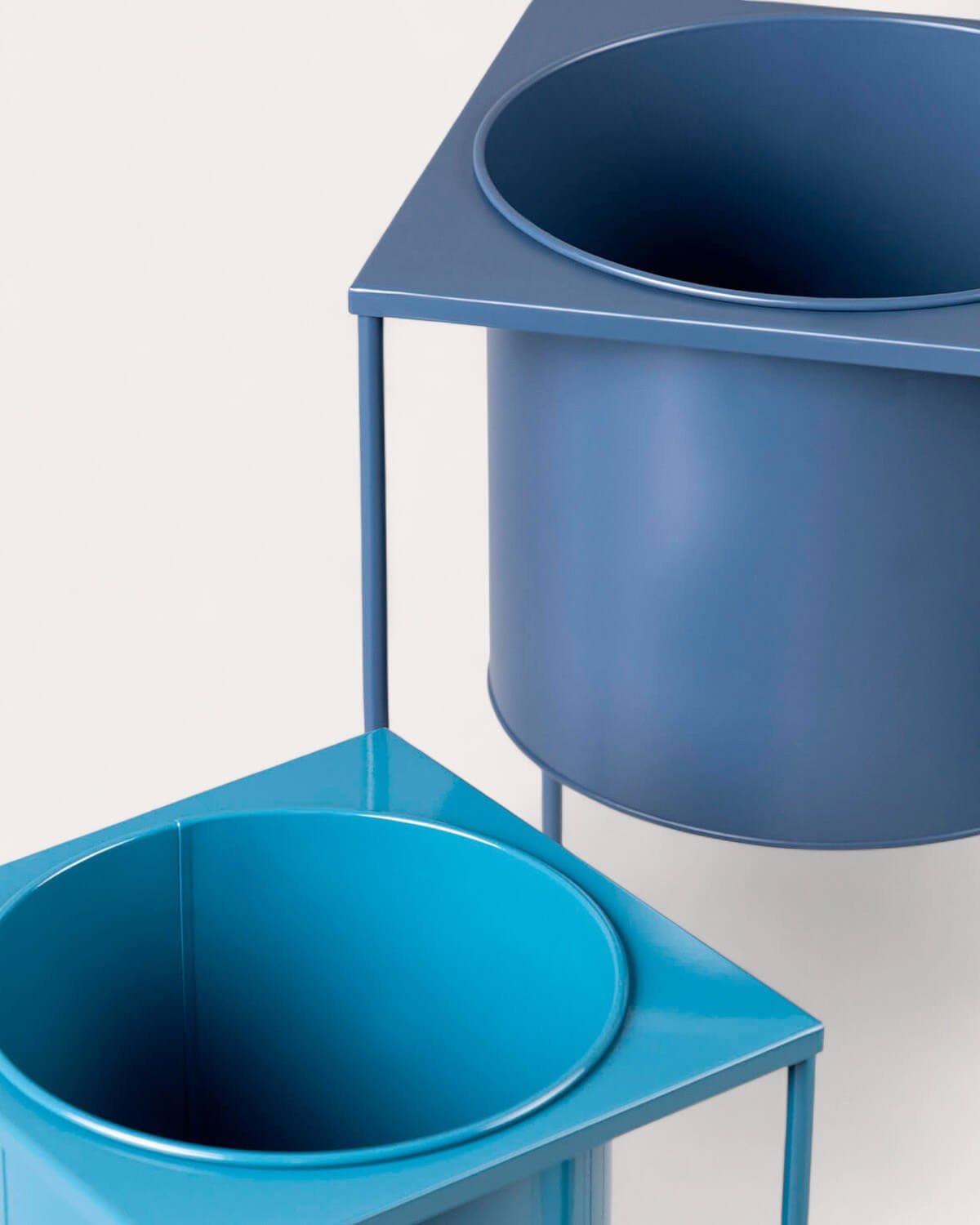 Set di 3 Fioriere Rotonde in Metallo Cosme, immagine della galleria 4